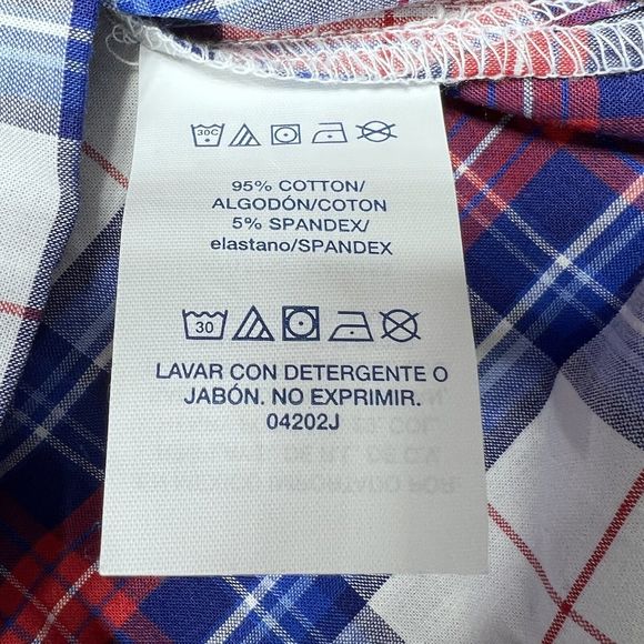 Polo Ralph Lauren Mens Size Large Plaid Pajama Shirt Top Short Sleeve Button Up - Picture 10 of 11